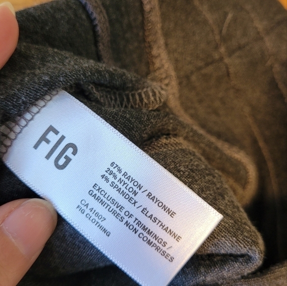 FIG grey straight leg pants size small - Picture 8 of 8